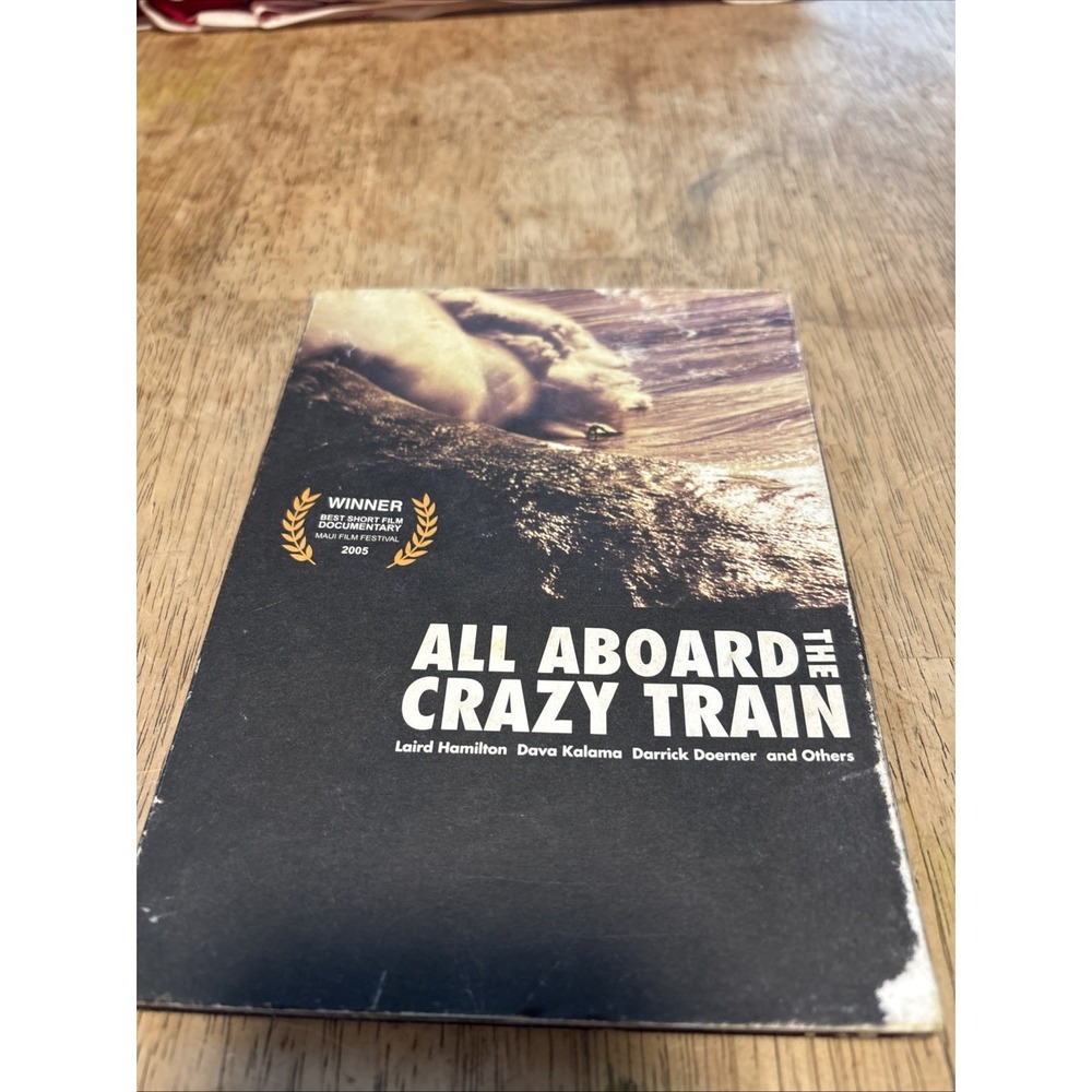 2005 All Aboard The Crazy Train Surfing Documentary DVD Laird Hamilton Pearl Jam
